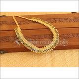 Designer Gold Plated long Mango Palakka Necklace M2114 - Set