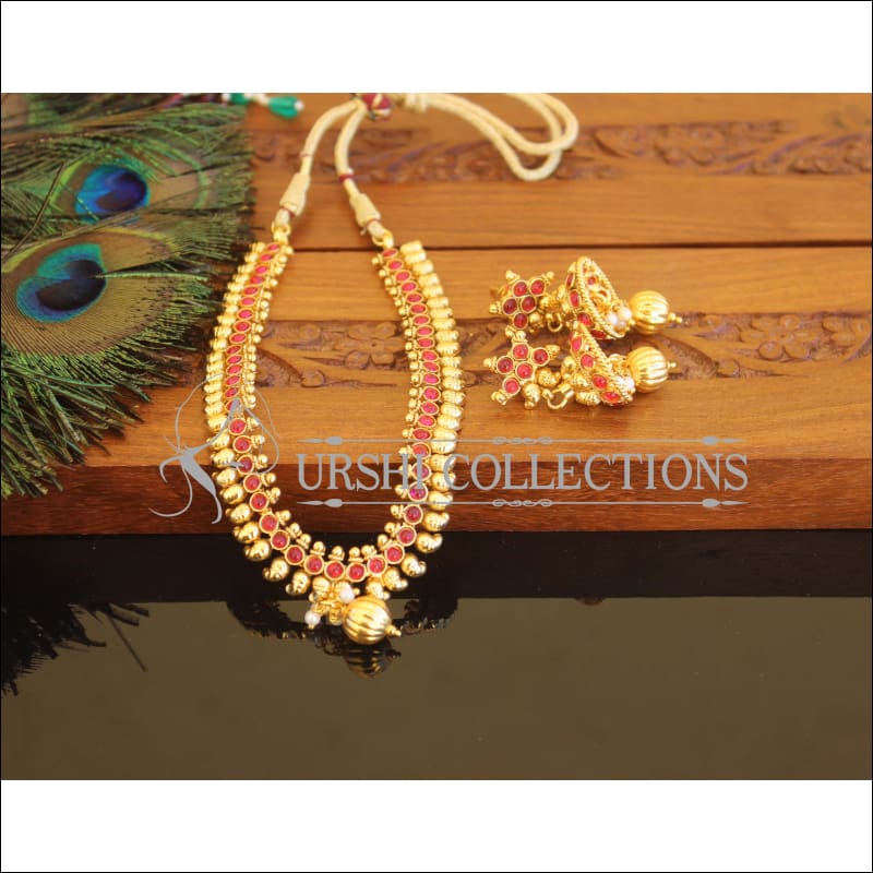 Designer Gold Plated Mango Necklace Set M2315