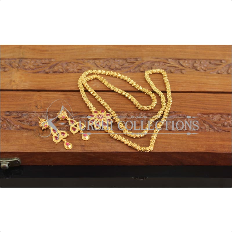 Designer Gold Plated Moppu Chain M2746 - Moppu chain