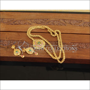 Designer Gold Plated Multi Color Moppu Chain M2753 - Moppu chain