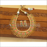 Designer Gold Plated Multi Color Necklace Set M1883 - Necklace Set