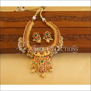 Designer Gold Plated Multi color Necklace Set M1887 - Necklace Set