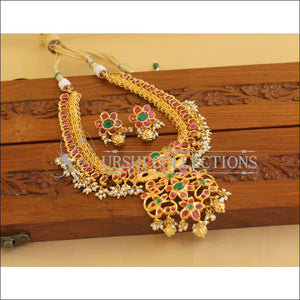 Designer Gold Plated Multi color Necklace Set M1887 - Necklace Set