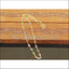 Designer Gold Plated Multi Color Stone Chain M2712