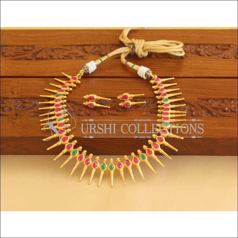 Designer Gold Plated Multy Necklace Set M1881 - Necklace Set