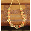 Designer gold plated necklace M829