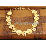 Designer gold plated necklace M830 - white - Necklace Set