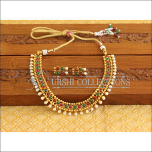 Designer Gold Plated Necklace Set M2063 - Necklace Set