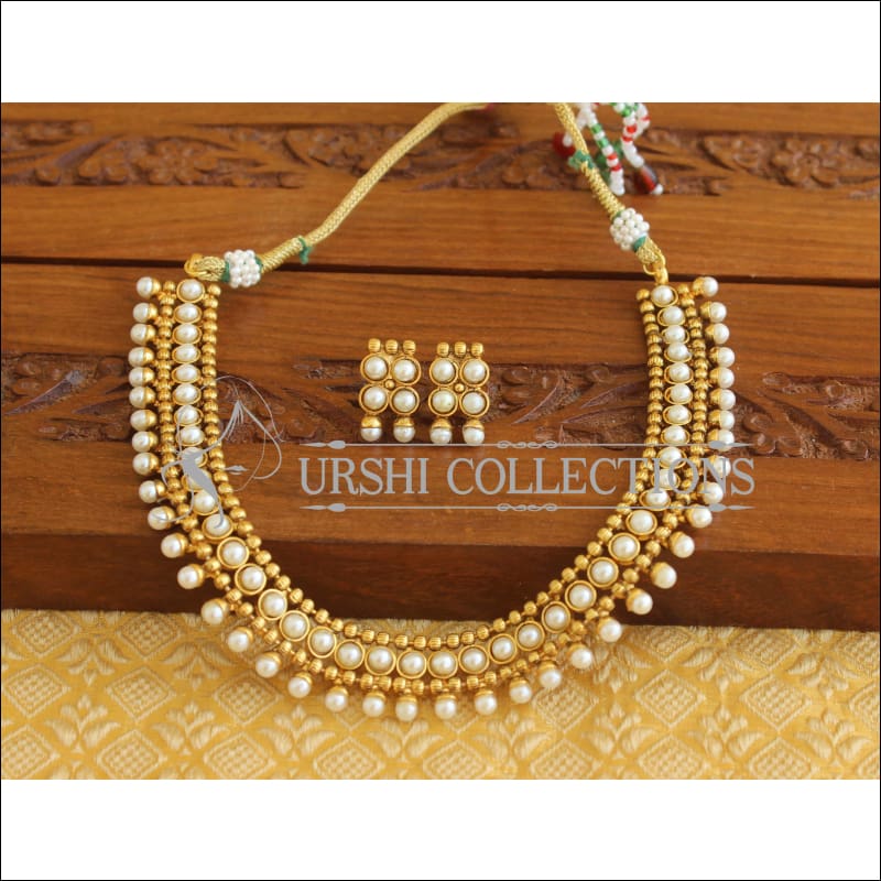 Designer Gold Plated Necklace Set M2064 - Necklace Set