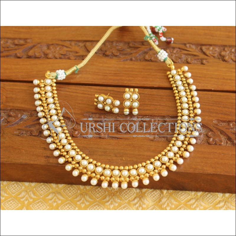 Designer Gold Plated Necklace Set M2064 - Necklace Set