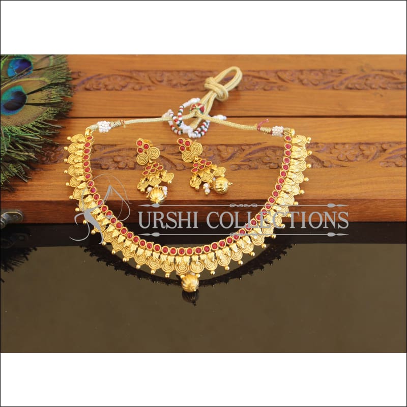 Designer Gold Plated Necklace Set M2329