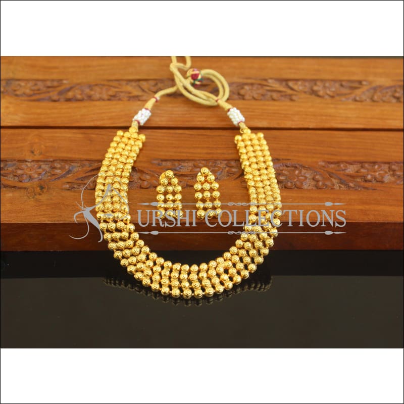 Designer Gold Plated Necklace Set M2722 - Necklace Set