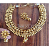 DESIGNER GOLD PLATED NECKLACE SET UTV873 - Necklace Set