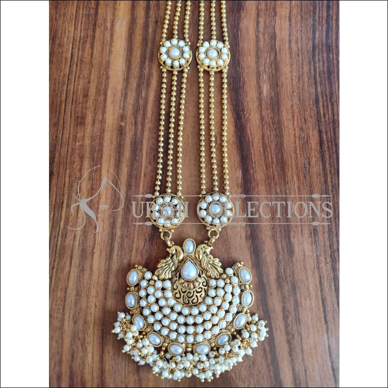 DESIGNER GOLD PLATED NECKLACE UTV1034 - Necklace Set