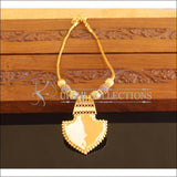 Designer Gold Plated Palakka Necklace M2079 - Set