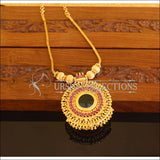 Designer Gold Plated Palakka Necklace M2089 - Set