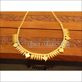 Designer Gold Plated Palakka Necklace M2092 - Set