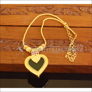 Designer Gold Plated Palakka Necklace M2100 - Set
