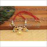 Designer Gold Plated Peacock Beads Necklace M3029 - Necklace Set