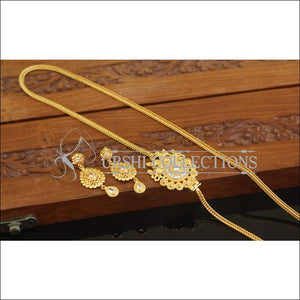 Designer Gold Plated Peacock CZ Moppu Chain M2743 - Moppu chain