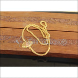 Designer Gold Plated Peacock Moppu Chain M2747 - Moppu chain