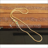 Designer Gold Plated Peacock Moppu Chain M2761 - Moppu chain