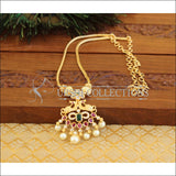 Designer gold plated peacock necklace M703 - Necklace Set