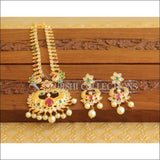 Designer Gold Plated Peacock Necklace Set M2012 - Necklace Set