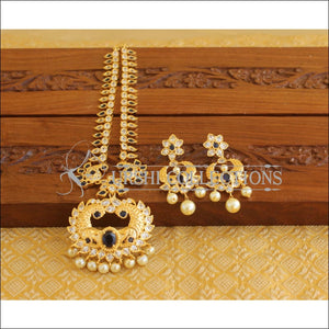 Designer Gold Plated Peacock Necklace Set M2015 - Necklace Set