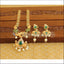 Designer Gold Plated Peacock Necklace Set M2018