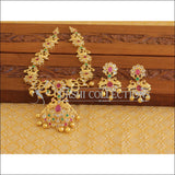 Designer Gold Plated Peacock Necklace Set M2020 - Necklace Set