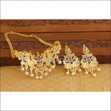 Designer Gold Plated Peacock Necklace Set M2034 - Necklace Set