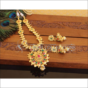Designer Gold Plated Peacock Necklace Set M2340