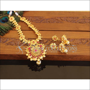Designer Gold Plated Peacock Necklace Set M2341