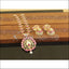 Designer Gold Plated Peacock Ruby Necklace Set M2718