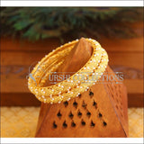 Designer Gold Plated Pearl Bangles M1755 - 2.4 - Bangles