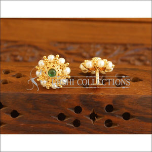 Designer Gold Plated Pearl Earrings M1997 - Earrings