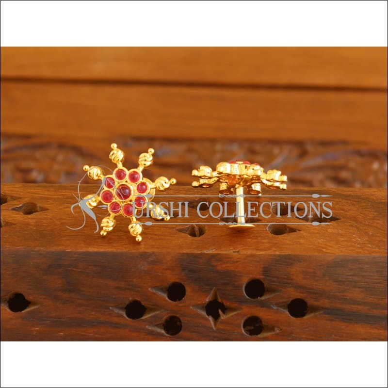 Designer Gold Plated Pearl Earrings M2001 - Earrings