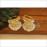 Designer Gold Plated Pearl Earrings M2867 - Earrings