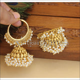 Designer Gold Plated Pearl Earrings M2867 - Earrings