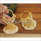 Designer Gold Plated Pearl Earrings M2868 - EARRINGS