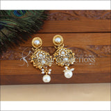 Designer Gold Plated Pearl Earrings M2922 - EARRINGS