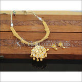 Designer Gold Plated Pearl Necklace Set M2507 - Necklace Set