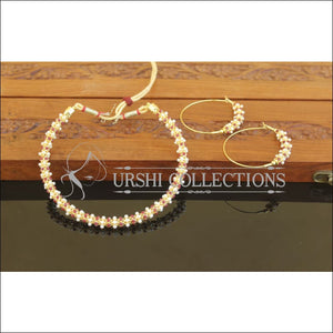 Designer Gold Plated Pearl Necklace Set M2643 - Necklace Set