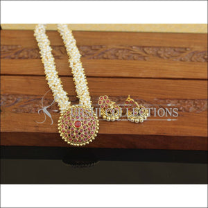 Designer Gold Plated Pearl Necklace Set M2647 - Necklace Set