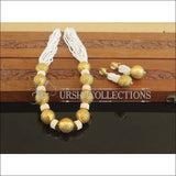 Designer Gold Plated Pearl Necklace Set M2650 - Necklace Set