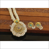 Designer Gold Plated Pearl Necklace Set M2716 - Necklace Set