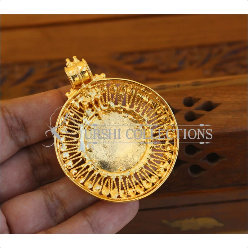 Designer gold plated pendant M991 - Pendant Set