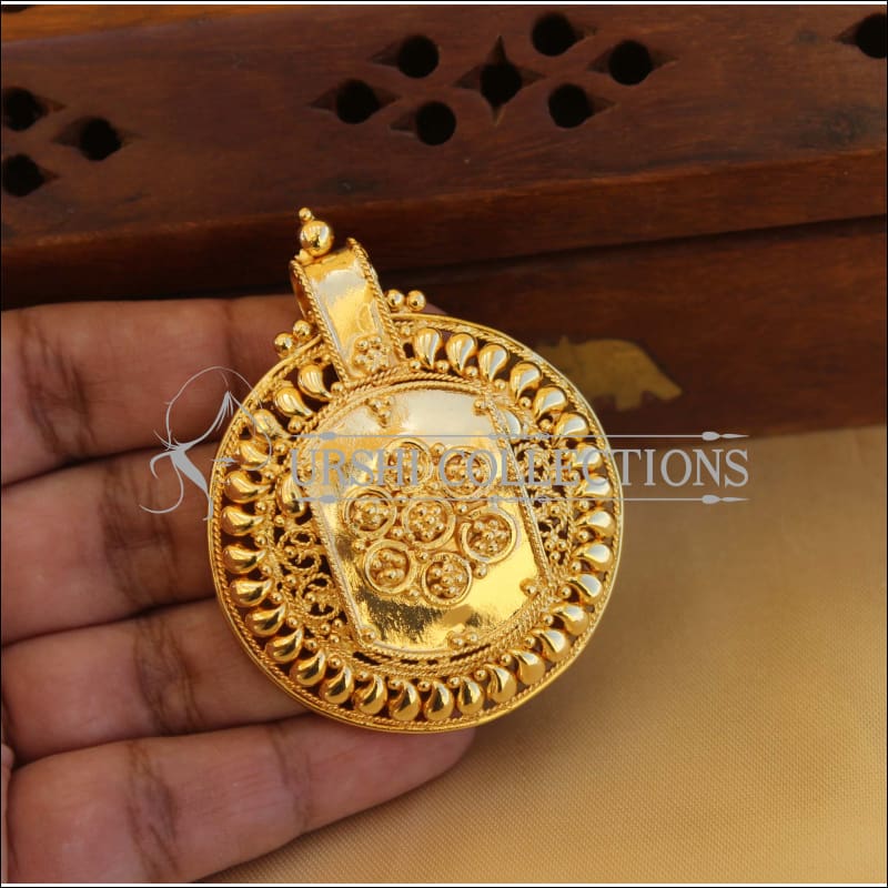 Designer gold plated pendant M993 - Pendant Set