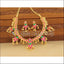 Designer Gold Plated Real Kempu Necklace Set M1165